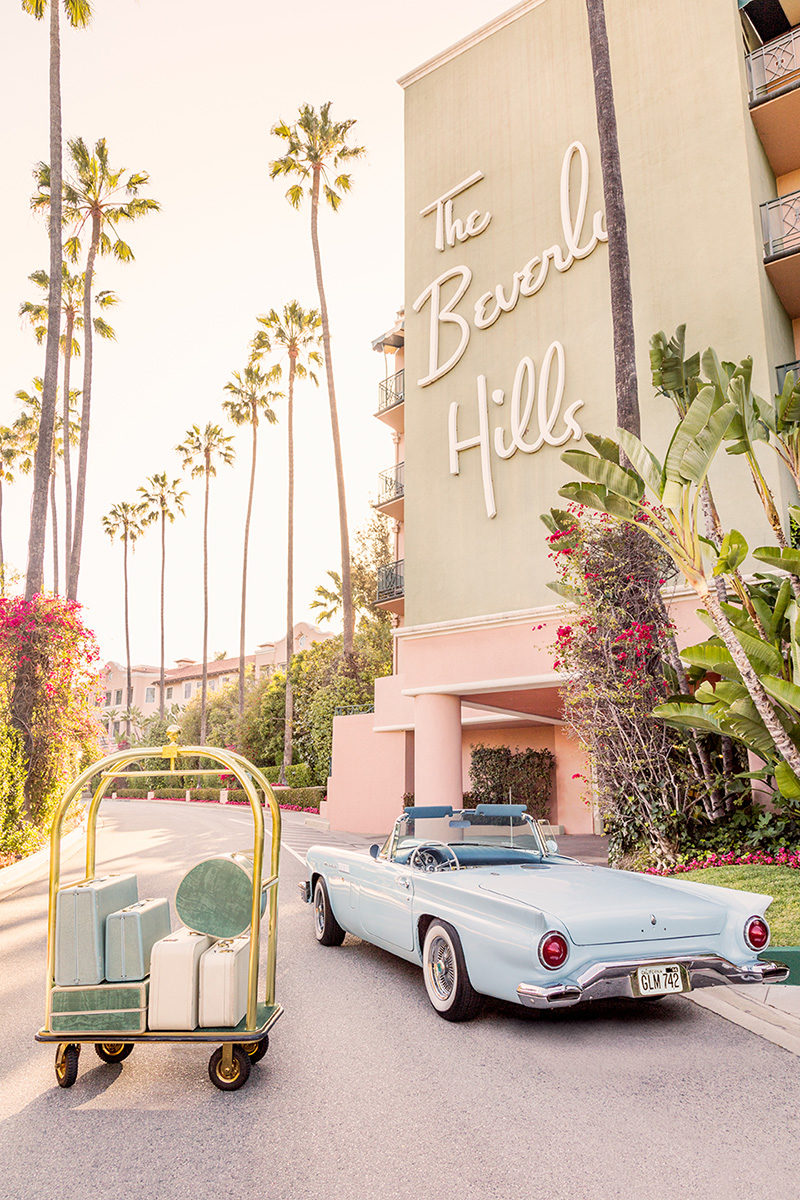 Popular Photographer Captures Retro Glamour At The Beverly Hills Hotel 