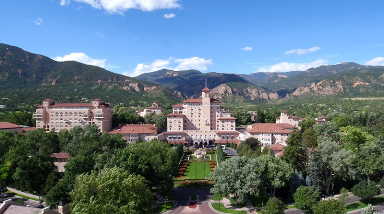 How The Broadmoor Has Defined Five Star Excellence For Decades Forbes   The Broadmoor Campus Aerial CreditTheBoradmoor 768x429 