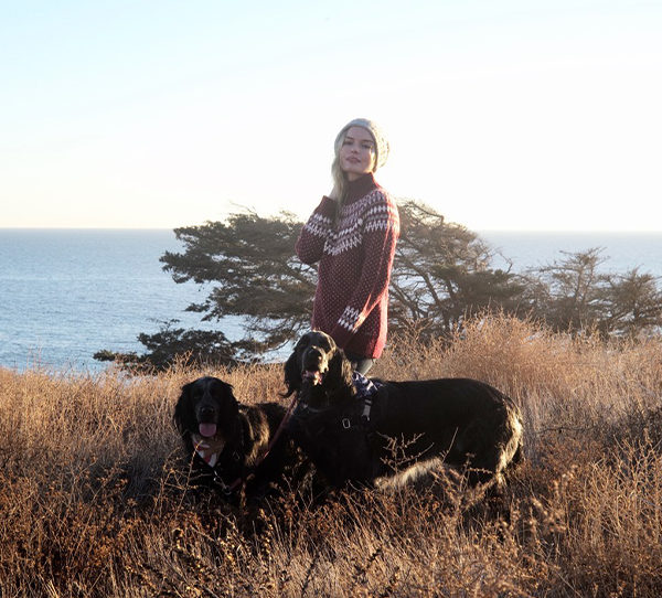 Kate Bosworth and dog