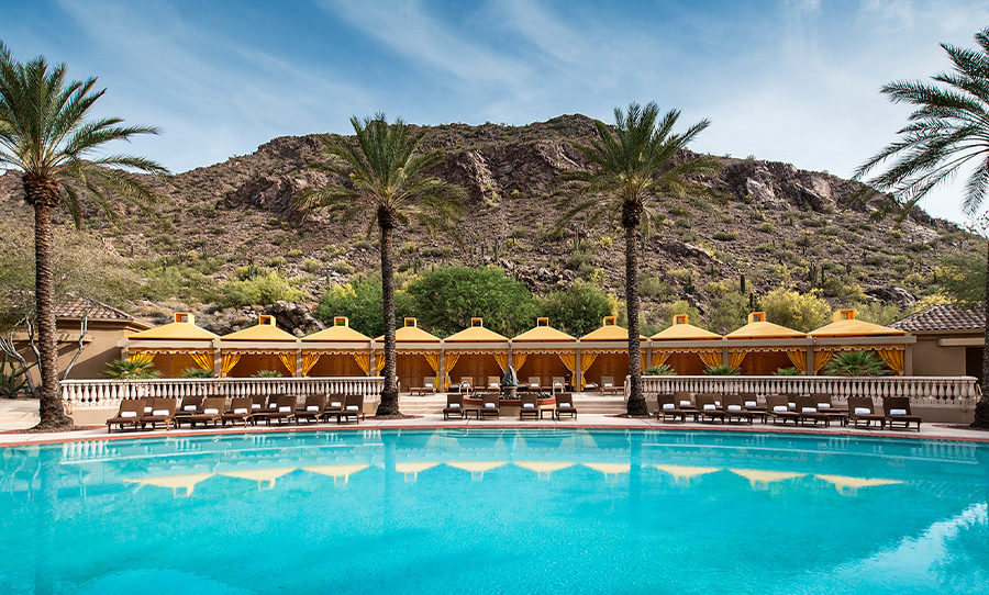 The pool at The Canyon Suites at The Phoenician, A Luxury Collection Resort