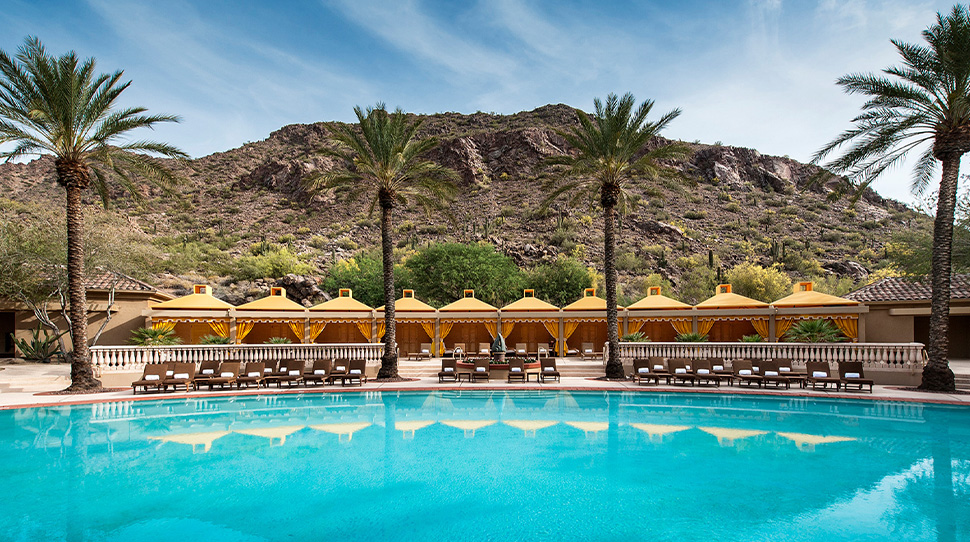 The pool at The Canyon Suites at The Phoenician, A Luxury Collection Resort