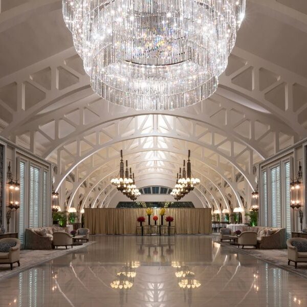 The Fullerton Bay Hotel Singapore's lobby