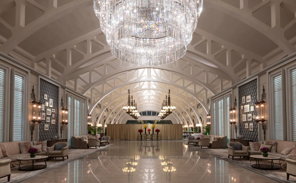 The Fullerton Bay Hotel Singapore's lobby