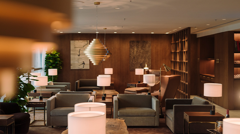 Cathay Pacific's The Pier business lounge
