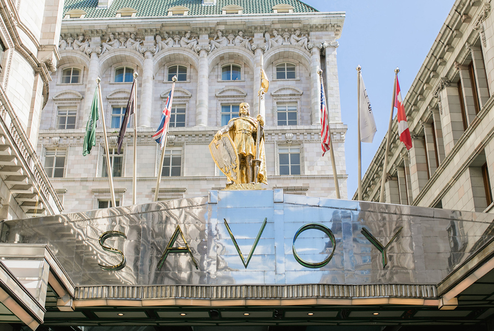 London's The Savoy is shown in Netflix's "The Union."