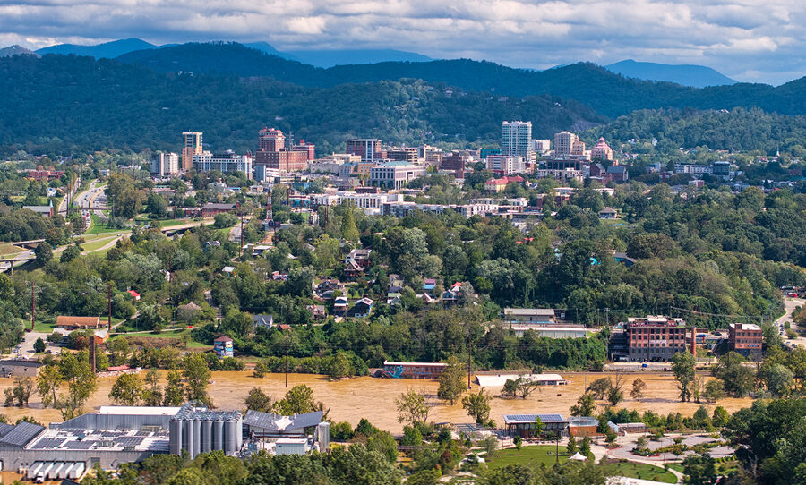 Hurricane Helene hit Asheville hard