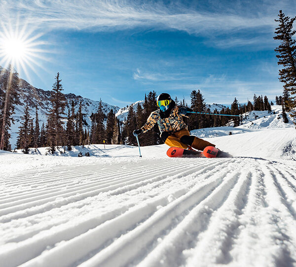 Skiing at Snowbird