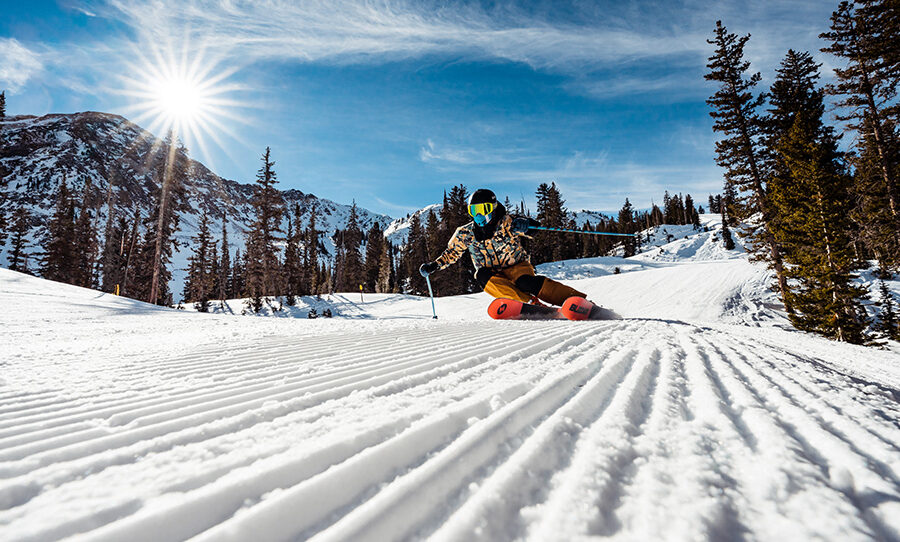 Skiing at Snowbird