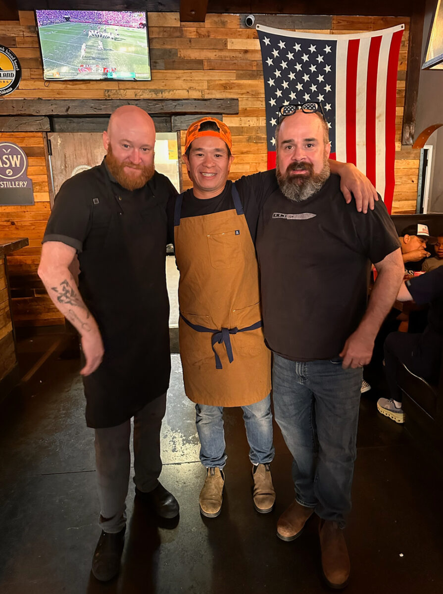 Atlanta chefs Jason Hall, Howard Hsu and Todd Ginsberg