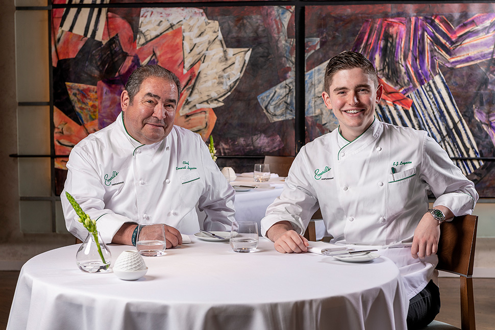 Emeril and E.J. Lagasse