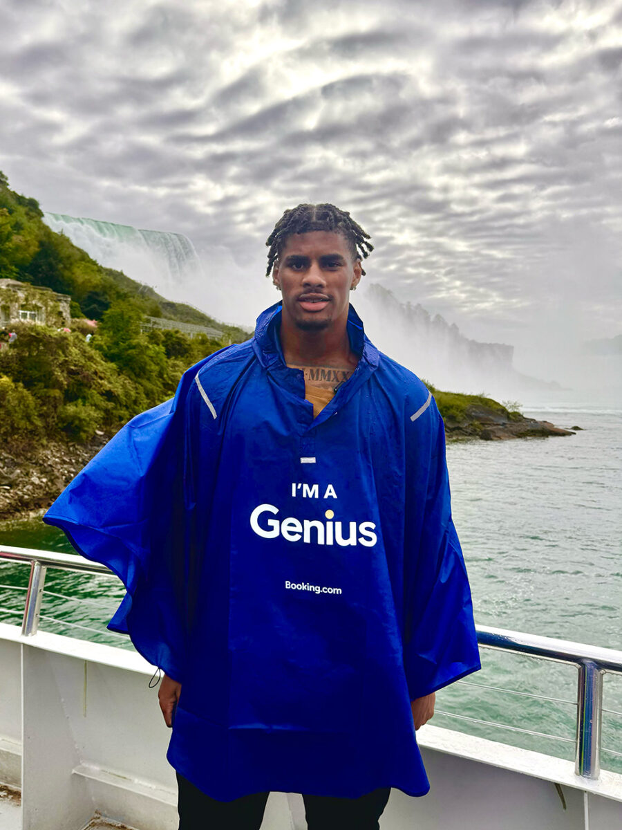 Buffalo Bills' Keon Coleman in Niagara Falls