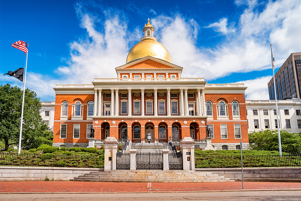 Massachusetts State House in Boston