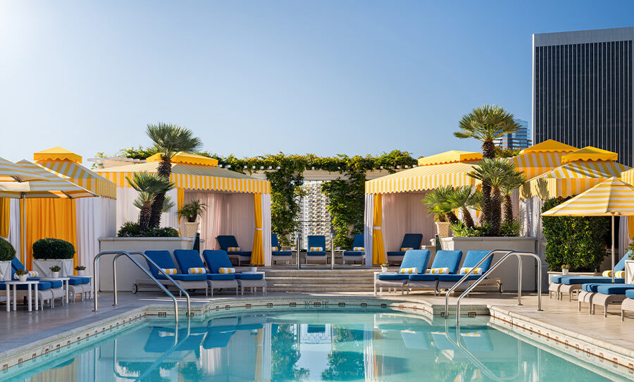 The Peninsula Beverly Hills pool
