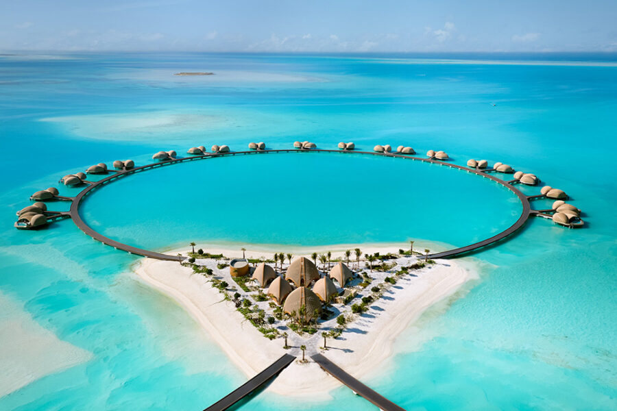 Overwater villas