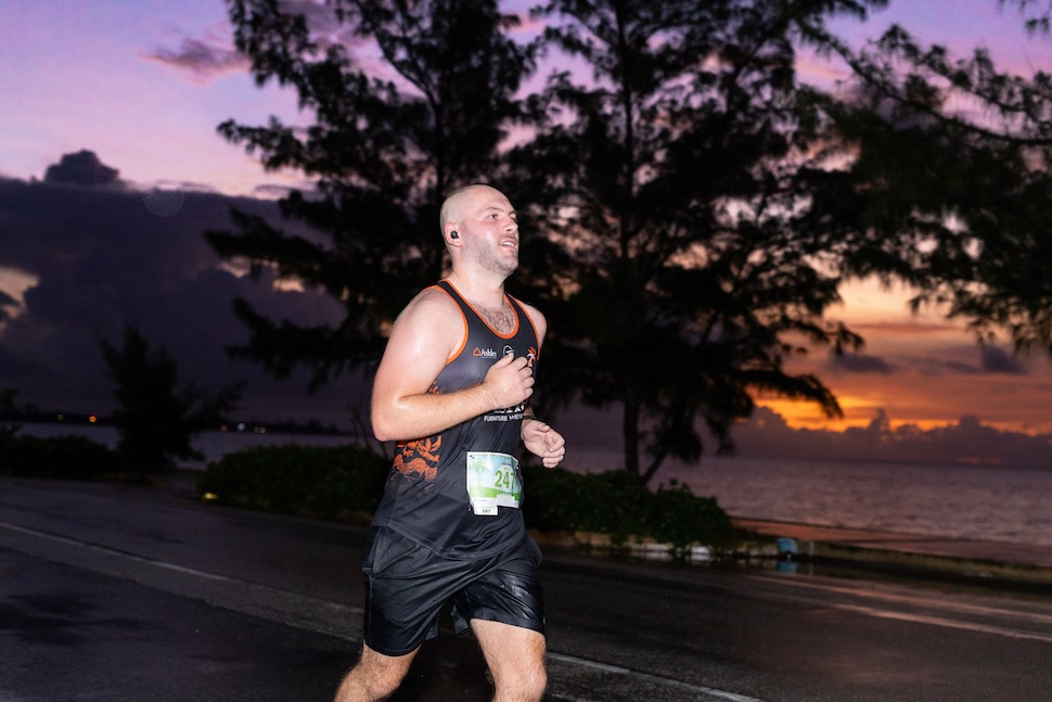 Try for a personal best along the Caribbean Sea. 