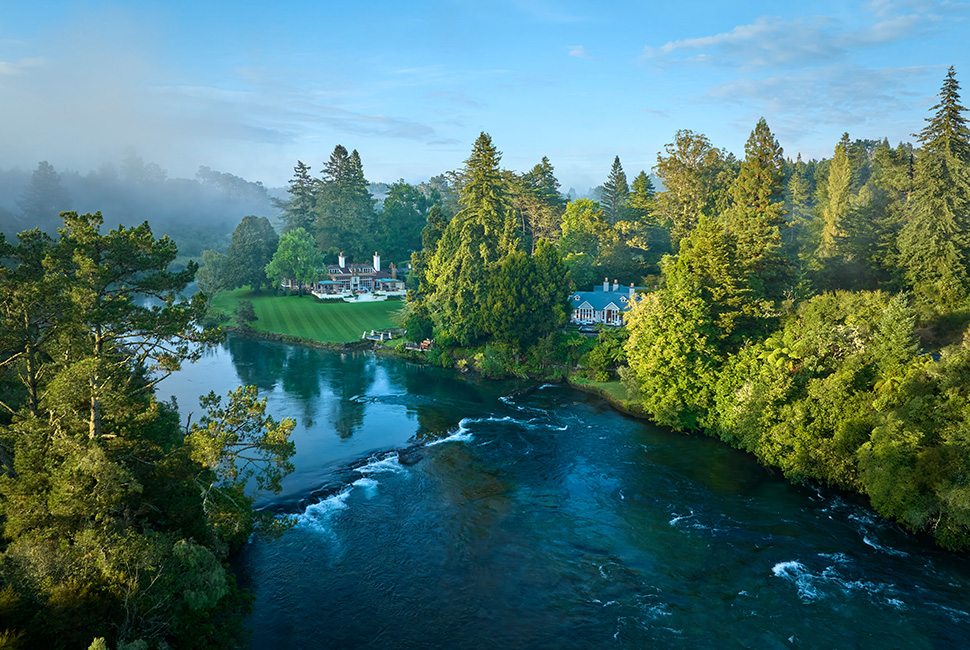 Huka Lodge, Taupo, New Zealand