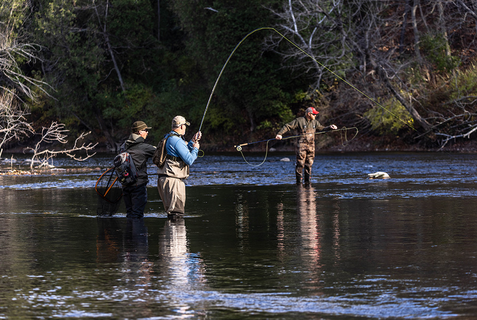 The American Club fly fishing
