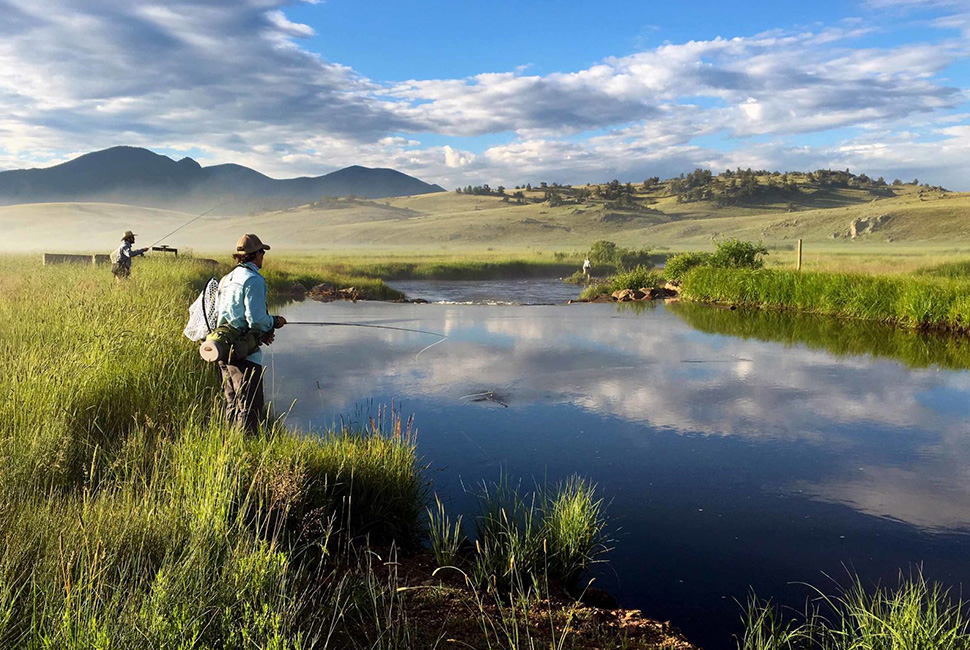 Fly fishing at The Broadmoor