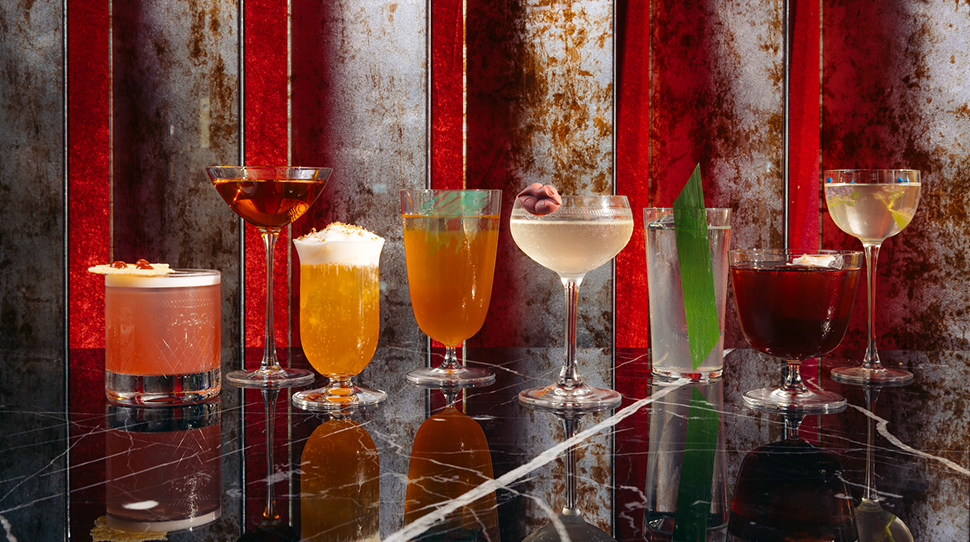 Cocktails at Regent Hong Kong's Qura Bar